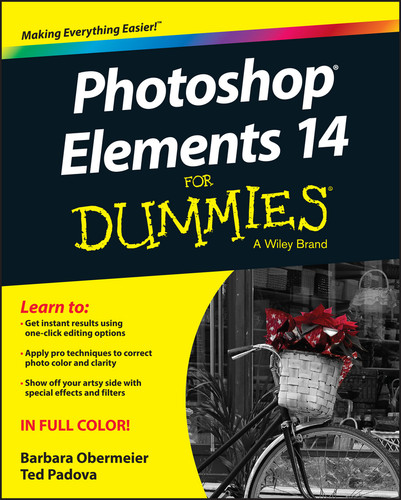Photoshop Elements 14 For Dummies book cover by Barbara Obermeier, Ted Padova