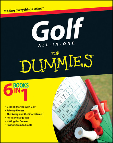 Golf All-in-One For Dummies book cover by The Experts at Dummies
