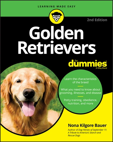 Golden Retrievers For Dummies book cover by Nona K. Bauer