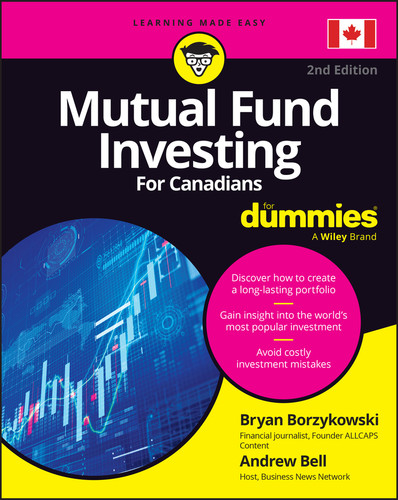 Mutual Fund Investing For Canadians For Dummies book cover by Bryan Borzykowski, Andrew Bell