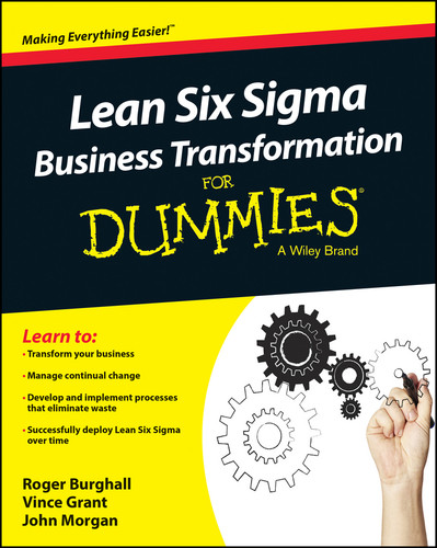 Lean Six Sigma Business Transformation For Dummies book cover by Roger Burghall, Vince Grant, John Morgan
