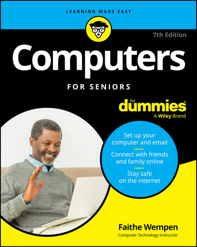 Computers For Seniors For Dummies book cover by Faithe Wempen