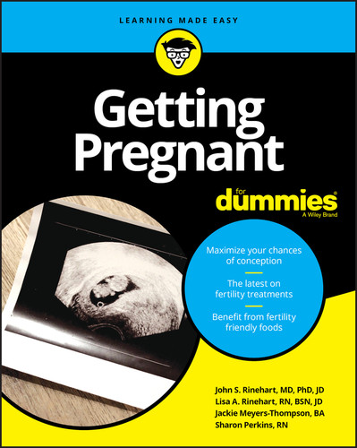 Getting Pregnant For Dummies book cover by Lisa A. Rinehart, John S. Rinehart, Sharon Perkins, Jackie Meyers-Thompson