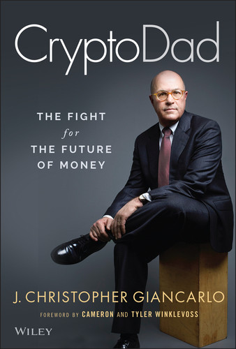 CryptoDad: The Fight for the Future of Money book cover by J. Christopher Giancarlo