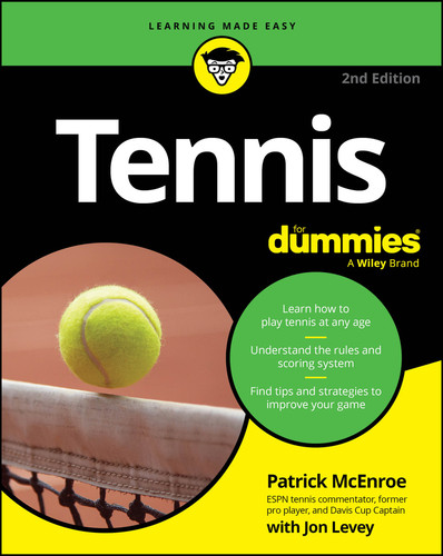 Tennis For Dummies book cover by Patrick McEnroe, Jon Levey