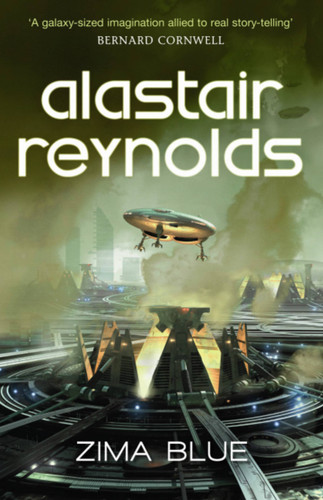 Zima Blue book cover by Alastair Reynolds