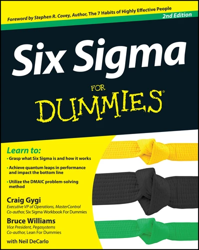 Six Sigma For Dummies book cover by Craig Gygi, Bruce Williams
