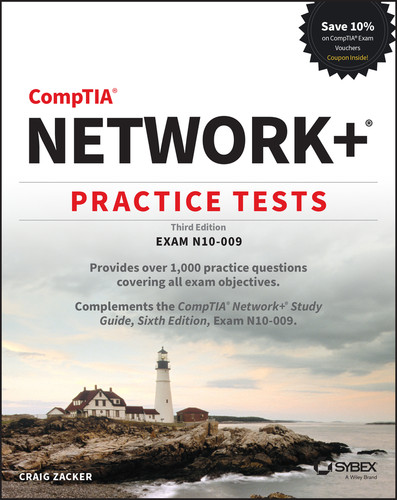 CompTIA Network+ Practice Tests: Exam N10-009 (Sybex Study Guide) book cover by Craig Zacker