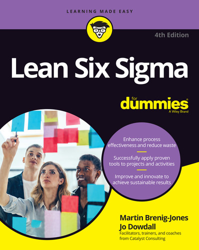 Lean Six Sigma For Dummies book cover by Martin Brenig-Jones, Jo Dowdall