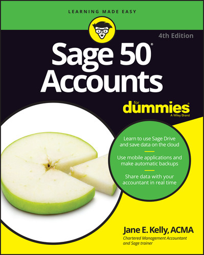Sage 50 Accounts For Dummies, UK Edition book cover by Jane E. Kelly