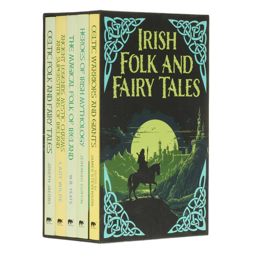 The Irish Folk and Fairy Tales Collection: 5-Book Paperback Boxed Set (Arcturus Classic Collections) book cover by W. B. Yeats, Jane Wilde, Jeremiah Curtin, Joseph Jacobs, Standish O'Grady