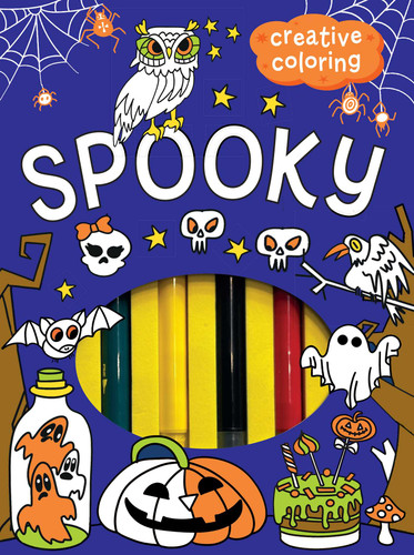 Creative Coloring: Spooky Mini-Coloring Kit (Creative Coloring) book cover by Weldon Owen