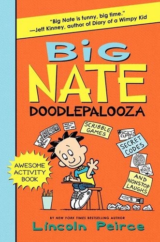 Big Nate Doodlepalooza (Big Nate Activity Book #3) book cover by Lincoln Peirce