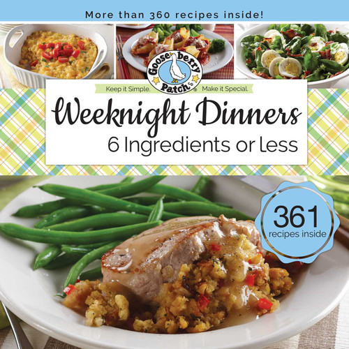 Weeknight Dinners 6 Ingredients or Less (Keep It Simple) book cover by Gooseberry Patch