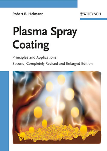 Plasma Spray Coating: Principles and Applications book cover by Robert B. Heimann
