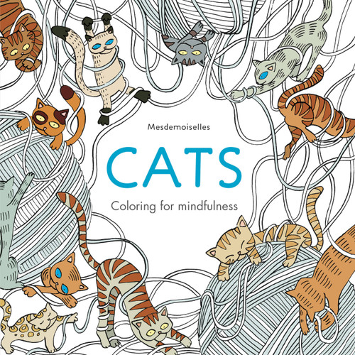 Cats Coloring for Mindfulness book cover by Hamlyn