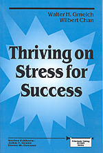 Thriving on Stress for Success (Principals Taking Action) book cover by Walter H. Gmelch, Wilbert Chan