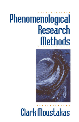 Phenomenological Research Methods book cover by Clark Moustakas