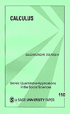 Calculus (Quantitative Applications in the Social Sciences) book cover by Gudmund R. Iversen
