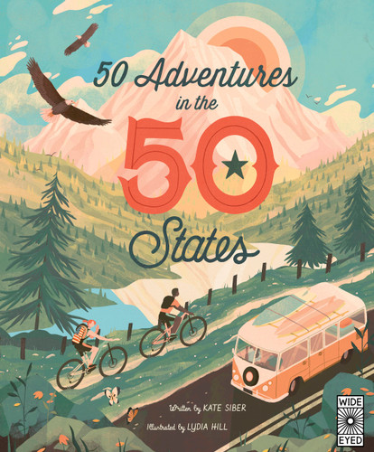 50 Adventures in the 50 States (Americana) book cover by Kate Siber
