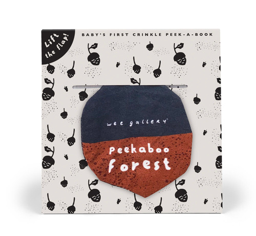 Peekaboo Forest: Baby's First Crinkle Peek-A-Book - Lift the flap! (Wee Gallery Peekaboo Cloth Books) book cover by Surya Sajnani