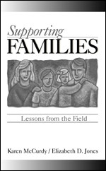 Supporting Families: Lessons from the Field book cover by Karen McCurdy, Elizabeth D. Jones