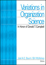 Variations in Organization Science: In Honor of Donald T Campbell book cover by Joel A. C. Baum, Bill McKelvey