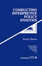 Conducting Interpretive Policy Analysis (Qualitative Research Methods) book cover by Dvora Yanow