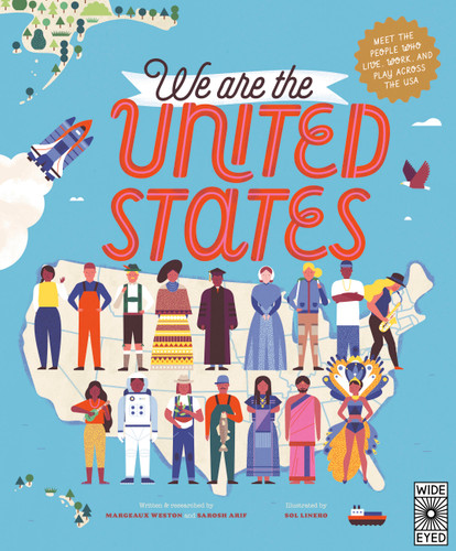 We Are the United States: Meet the People Who Live, Work, and Play Across the USA (Americana) book cover by Sarosh Arif, Margeaux Weston