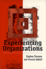 Experiencing Organizations book cover by Stephen Fineman, Yiannis Gabriel