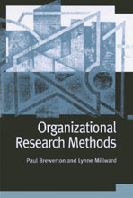 Organizational Research Methods: A Guide for Students and Researchers book cover by Paul M Brewerton, Lynne J Millward