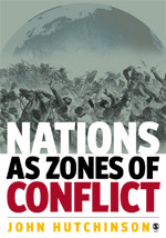 Nations as Zones of Conflict book cover by John Hutchinson