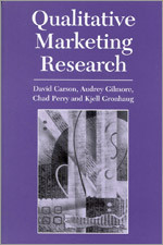 Qualitative Marketing Research book cover by David Carson, Audrey Gilmore, Chad Perry, Kjell Gronhaug