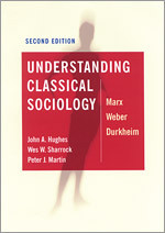 Understanding Classical Sociology: Marx, Weber, Durkheim book cover by John A Hughes, Wes Sharrock, Peter J Martin