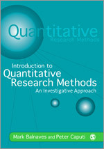 Introduction to Quantitative Research Methods: An Investigative Approach book cover by Mark Balnaves, Peter Caputi