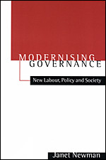 Modernizing Governance: New Labour, Policy and Society book cover by Janet Newman