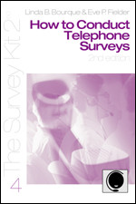 How to Conduct Telephone Surveys book cover by Linda Bourque, Eve P. Fielder