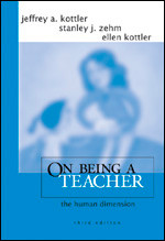 On Being a Teacher: The Human Dimension book cover by Jeffrey A. Kottler, Stanley J. Zehm, Ellen Kottler
