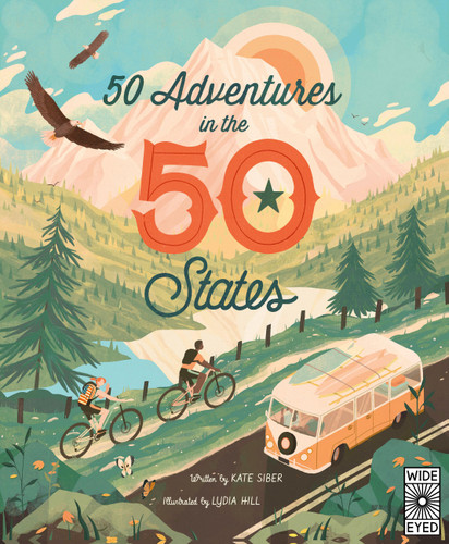 50 Adventures in the 50 States (Americana) book cover by Kate Siber