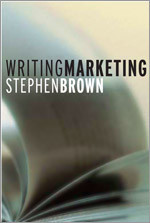 Writing Marketing book cover by Stephen Brown