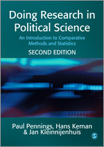 Doing Research in Political Science: An Introduction to Comparative Methods and Statistics book cover by Paul Pennings, Hans Keman, Jan Kleinnijenhuis