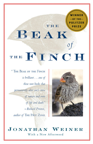 The Beak of the Finch: A Story of Evolution in Our Time (Pulitzer Prize Winner) book cover by Jonathan Weiner