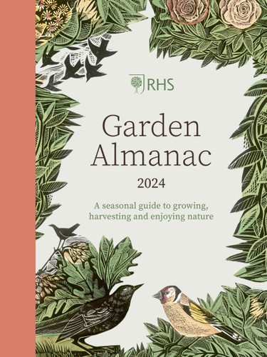 RHS Garden Almanac 2024: A seasonal guide to growing, harvesting and enjoying nature (RHS Garden Almanac) book cover by RHS