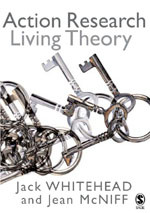 Action Research: Living Theory book cover by Jack Whitehead, Jean McNiff