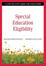 Special Education Eligibility: A Step-by-Step Guide for Educators book cover by Roger Pierangelo, George Giuliani