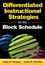 Differentiated Instructional Strategies for the Block Schedule book cover by 