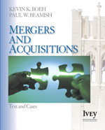 Mergers and Acquisitions: Text and Cases book cover by Kevin K. Boeh, Paul W. Beamish