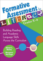 Formative Assessment for Literacy, Grades K-6: Building Reading and Academic Language Skills Across the Curriculum book cover by 