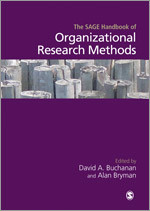 The SAGE Handbook of Organizational Research Methods book cover by 