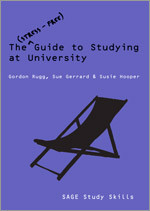 The Stress-Free Guide to Studying at University (SAGE Study Skills Series) book cover by Gordon Rugg, Sue Gerrard, Susie Hooper